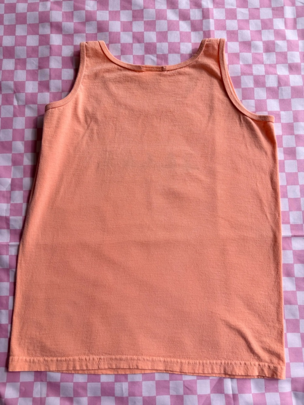 Peach Embroidered Sailboat Tank Top - Picture 7 of 7